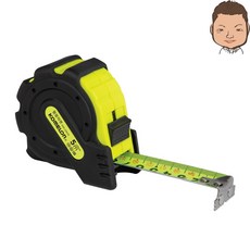 코메론 형광자켓 줄자 5m x 25mm KMC-25RJN, 1개