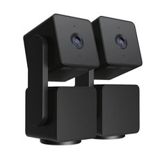 WYZE Cam Pan v3 실내/실외 IP65 1080P 360° 팬/틸트/줌 Wi-Fi 스마트 홈 보안 카메라 아기/애완 동물을 위한 모션 추적 컬러 나이트 비전 알, 블랙