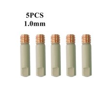 3 개대 MB15AK 15Ak 코팅 보호 노즐 0.81.01.2mm MIG 토치 가스 팁 홀더 15AK MAG 용접, 5pcs 1.0mm Tip