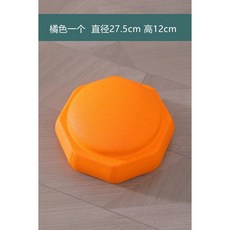 강 건너기 돌 균형 감각 유치원 체력 훈련 장비 어린이 집 야외 장난감, E. 오렌지 1개 27.5x12cm, 1개