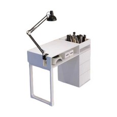 네일 시술대 테이블 매장 작업 네일아트 네일샵 원목, 1개, 100x40x78 블랙