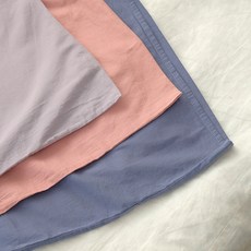 수면공감 키즈 코튼솔리드커버(3color), 1개, 스틸블루