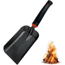 TAISOCA 화덕 및 벽난로용 애쉬 삽 - 망간강 석탄 삽 원예 도구 32cm12.6인치 163063, TAISOCA 화덕 및 벽난로용 애쉬 삽 - 망간강 석