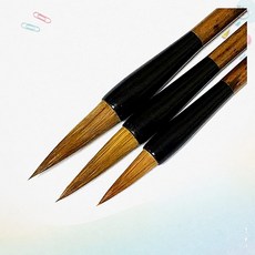 칠성당 마모 캘리 붓 중형 캘리그라피 전용 서예 미술 작업 붓 먹 손글씨