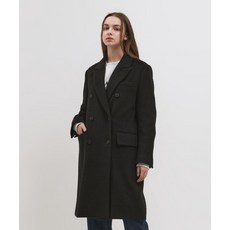 브랜드정품 솔트앤초콜릿 SALT AND CHOCOLATE 울 더블 코트 블랙 4W224I302 349030