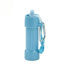 그레이엘 지오프레스 24온스 여행용 하이킹 생존 그린 정수기 필터 오아시스 캠핑, 블루, 01 Green