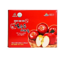자연과농부 밀양 얼음골 사과즙 120ml 50포 HACCP인증, 50개