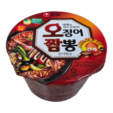 농심 오징어짬뽕 컵, 4개