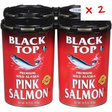 블랙탑 프리미엄 와일드 알래스카 핑크 살몬, 418g, 2개