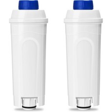 델롱기 필터 DLSC002 ECAM ESAM ETAM BCO EC EC680 EC800 커피 머신 카트리지를 활성탄으로 교체하는 YKMGON 워터 필터(2팩), 2 PACK