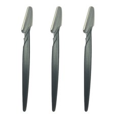 5/10/20pcsbrow 면도기 및 여성용 남성용 면도기 눈썹 헤어 트리머 보호 커버가 있는 안전한 면도, black 3pcs Belt shel