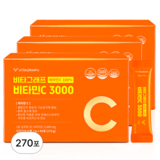 비타그래프 논지엠오 비타민C 3000, 270g, 3박스