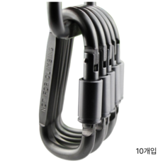 천끝 스텐비너 카라 실버, 10개, 다크실버