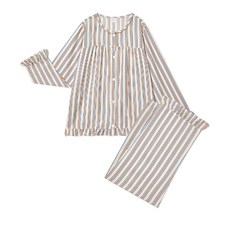 수아팜 여아 코지 스트라이프 긴팔 파자마 세트