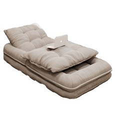 침대 접이식 소파베드 매트 1인용 집꾸미기 원룸 좌식, 대형 그레이 178cmx90cm 쿠션