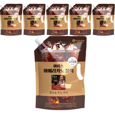 McNulty Coffee 袋裝冰美式黑咖啡, 1L, 6包