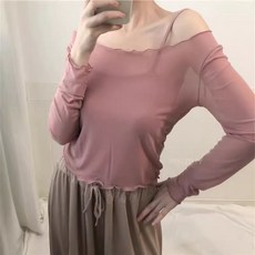 커버업 메쉬탑 인스타 발레워머 빅사이즈 성인발레복 요가