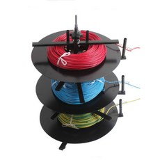 전선릴 전기케이블 영상선 권선기 전선정리 중형휴대용, 1개, 1_일반형36CM단층, 1cm