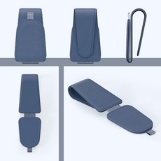 7Shadows 자동차 선바이저 썬글라스클립 멀티 컬러, 2개, Deep blue