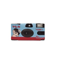YASHICA 一次性底片相機 27張 ISO400 膠捲相機, 1個, 淺藍色