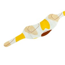 찜질 온열 목마스크 목스카프 목도리 옐로우10매입, 10개