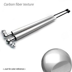 LED전구 Mitsubishi Outlander 2013-2018 유압로드 리프트 스트럿 스프링 쇼크 바 브래킷을 하는 프론트 후드 엔진, [03] Carbon Silver, 1개