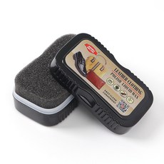 구두 광택 스펀지 휴대용 양면 가죽닦이, 1개, 단일상품0