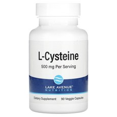 Lake Avenue Nutrition l-시스테인 500mg 베지 캡슐 90정, LakeAvenueNutritionl시스테인500mg베, 1개