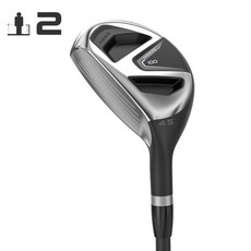 迪卡儂高爾夫球桿 鐵桿七號鐵髮球木桿混閤桿 初學者入門 IVE2 高爾夫球桿, 混合桿（左手加長版）