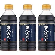 미쯔칸 쯔유 핫포우 다시 500mL x 3개 멘쯔유 일본 우동 소바 육수