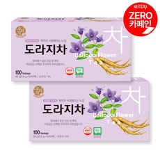 우리차 도라지차, 800mg, 100개입, 2개
