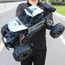 글로벌스타고 RC카 무선조종 오프로드 성인 자동차, 공식 단일 배터리, 1개, 합금 실버 28cm A