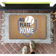 ZHAOFLY 재미있는 웰컴 도어매트 현관 매트 집 보온 선물 러그 입구 실내 홈 데코 (60.2cm x 39.6cm(23.75인치 x 15.6인치)) (홈 야구 애호가와, ZHAOFLY 재미있는 웰컴 도어매트, 현관 매트, 집