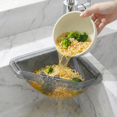 벨디즈 원터치 싱크대 음식물 거름망 물빠짐, 1개, 그레이