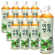 롯데칠성음료 아침헛개, 500ml, 12개