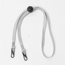 팽이네K 끈조절 마스크 스트랩 그레이