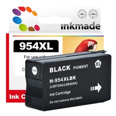 HP955XL HP952 HP953 HP954 호환 잉크 HP7740 HP7720 HP8710 HP8210 HP8720 HP8730 HP8715 HP7730 상세페이지참조, 004-1. 검정/954XL, 1개
