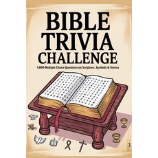 (英文圖書)Bible Trivia Challenge: 1 000 Multiple Choice Questions on Scripture Symbols &... 平裝版, Independently Published, 英文