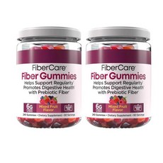Fiber Care 젤리 240개 80회분 1회 제공량당 섬유 6g 규칙성 지원 및 소화 건강 증진 2개 팩128606, PACK OF 2