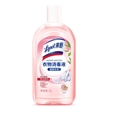 Lysol 來舒 衣物消毒液 白桃&葡萄柚香 1L, 1個