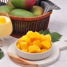 냉동과일 애플망고 다이스, 개당1kg, 3개