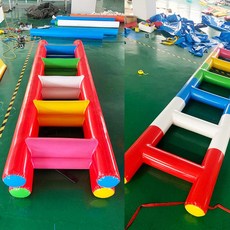 에어사다리 단체 협동 게임 풍선 사다리 운동회 달리기 에어, 2인용 사다리