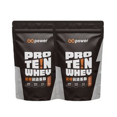 GOpower 果果能量 濃縮乳清蛋白【純粹那堤】高蛋白 健身補給, 2個, 500g