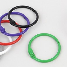 쿠팡굿몰 카드링 30mm 컬러원형고리, 핑크