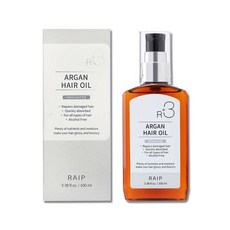 韓國RAIP R3菁粹摩洛哥堅果油免沖洗護髮油-修護毛躁, 1個, 100ml