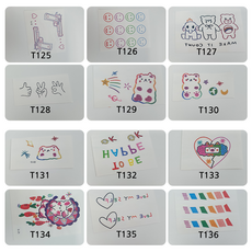 오아루 미니 헤나 셀프 타투 스티커, 1개, T141