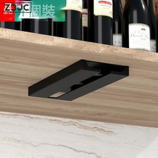 Z3JC 紅酒杯掛架懸掛式家用高腳杯架子廚房免打孔杯子倒掛收納瀝水吊架, 1個, 一個裝:白色