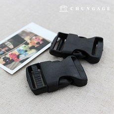 똑딱버클 플라스틱 2개입 내경 30mm