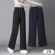 1+1 기모 여성바지 청바지 데님 팬츠 NJH25111125 38