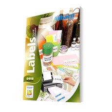 標準雷射噴墨兩用白色標籤, 18格, 100個